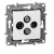 LEGRAND-764566 Niloé TV-RD-SAT-SAT csillagpontos aljzat, végzáró (1,5 dB), fehér