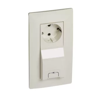   LEGRAND Niloé 2P+F / USB kombinált csatlakozóaljzat, bézs