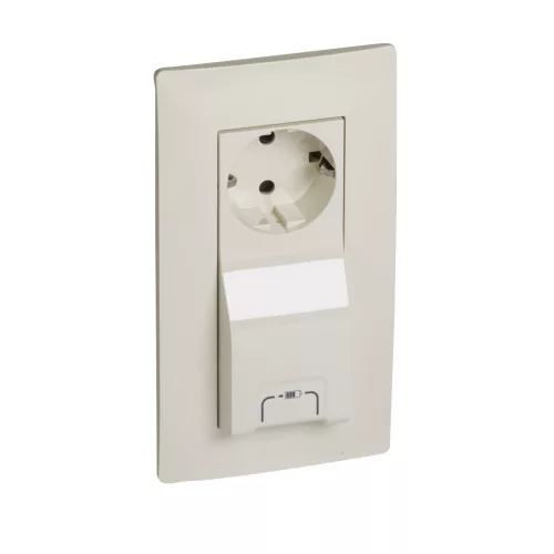 LEGRAND Niloé 2P+F / USB kombinált csatlakozóaljzat, bézs