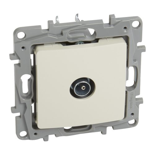 LEGRAND-764651 Niloé TV csillagpontos aljzat, 9,5 (apa), végzáró (1 dB), bézs