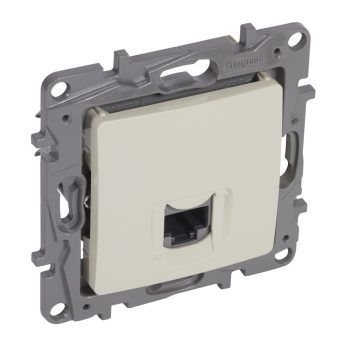   LEGRAND-764673 Niloé RJ45 Cat.6 UTP csatlakozóaljzat, bézs
