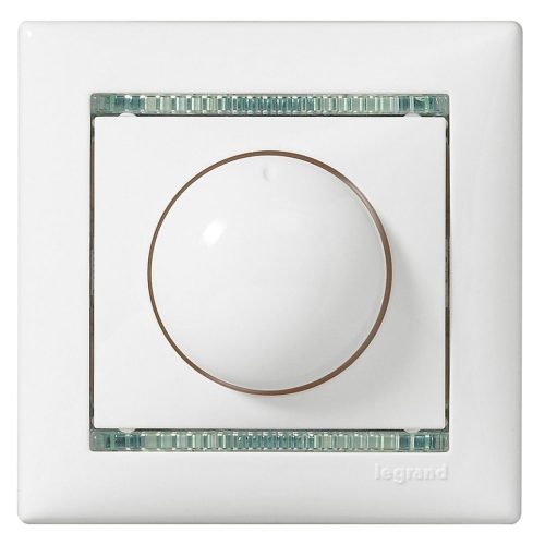 LEGRAND-770061 Valena forgatógombos fényerőszabályzó 40-400W izzó- és halogénlámpához, fehér