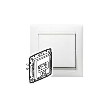 LEGRAND-770082 Valena HD 15 + 3.5 mm Jack aljzat, fehér