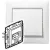 LEGRAND-770082 Valena HD 15 + 3.5 mm Jack aljzat, fehér