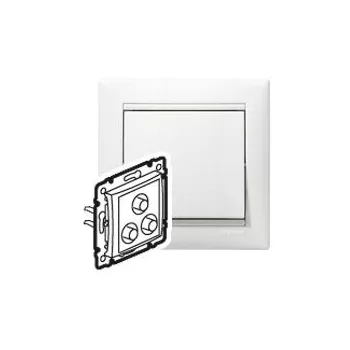 LEGRAND-770084 Valena hármas RCA csatlakozóaljzat, fehér
