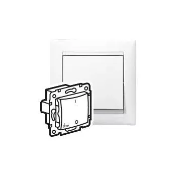 LEGRAND-770092 Valena IP44 kétpólusú kapcsoló, fehér