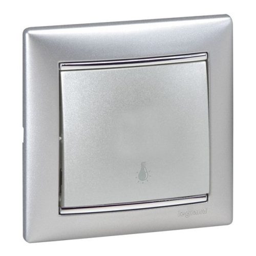 LEGRAND-770112 Valena egypólusú nyomó lj alumínium