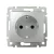 LEGRAND-770120 Valena 2P+F csatlakozóaljzat alumínium