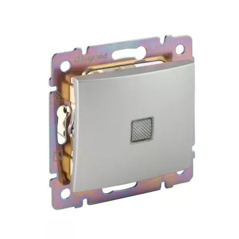   LEGRAND-770126 Valena váltókapcsoló jelzőfénnyel alumínium