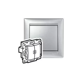   LEGRAND-770128 Valena csillárkapcsoló jelzőfénnyel alumínium