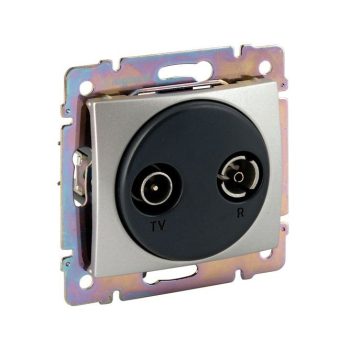 LEGRAND-770132 Valena TV-RD aljzat végz 1,5dB alumínium