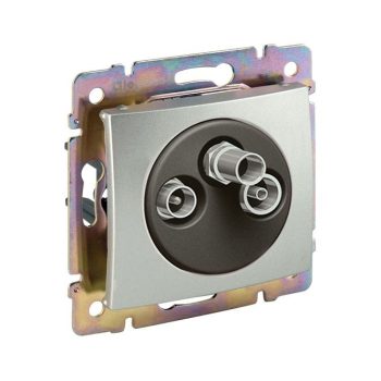   LEGRAND-770135 Valena TV-RD-SAT aljzat végz 1,5dB alumínium