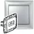 LEGRAND-770244 Valena 1xRJ45 LCS2 Cat6 STP aljzat alumínium