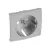 LEGRAND-770253 Valena 2P+F aljzat burkolat, alumínium