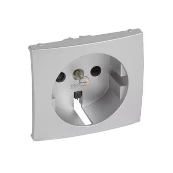  LEGRAND-770257 Valena 2P+F aljzat burkolat biztonsági zsaluval, alumínium