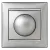 LEGRAND-770261 Valena forgatógombos fényerőszabályzó 40-400W (izzó- és halogén), alumínium