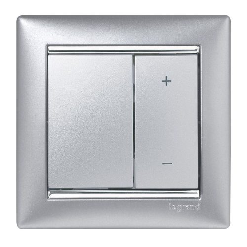 LEGRAND-770274 Valena fényerőszabályzó 600W izzólámpához alumínium