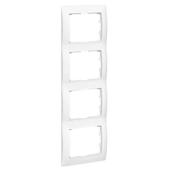 LEGRAND-771008 Galea Life keret 4-es függőleges, fehér