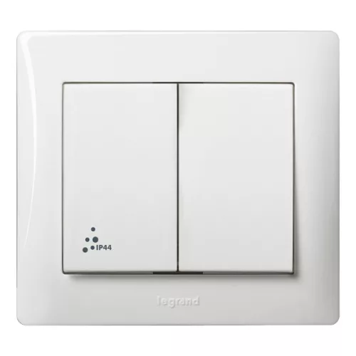 LEGRAND Galea Life csillárkapcsoló IP44, fehér