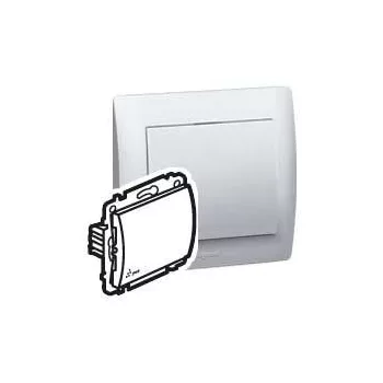 LEGRAND Galea Life egypólusú nyomó IP44, fehér