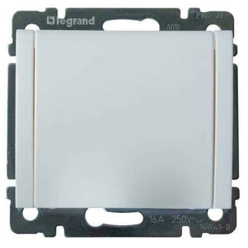 LEGRAND-771064 Galea Life 2P+F aljzat biztonsági zsaluval, csapófedéllel, fehér