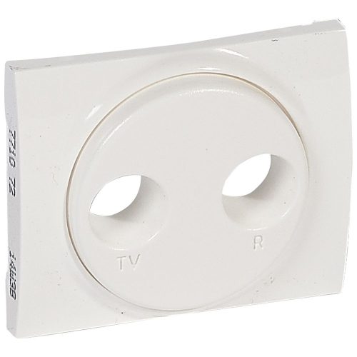 LEGRAND-771072 Galea Life TV-RD antenna-csatlakozóaljzat burkolat, fehér