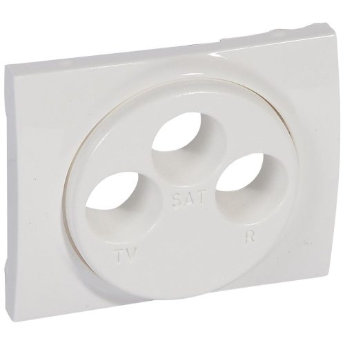 LEGRAND-771073 Galea Life TV-RD-SAT antenna-csatlakozóaljzat burkolat, fehér