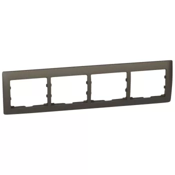 LEGRAND-771204 Galea Life keret 4-es vízszintes, mélybronz