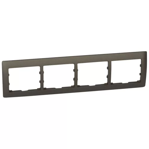 LEGRAND-771204 Galea Life keret 4-es vízszintes, mélybronz