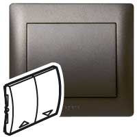 LEGRAND-771214 Galea Life redőnyvezérlő kettős billentyű, mélybronz