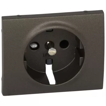   LEGRAND Galea Life 2P+F burkolat biztonsági zsaluval, mélybronz