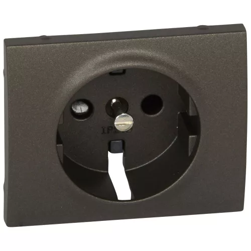 LEGRAND Galea Life 2P+F burkolat biztonsági zsaluval, mélybronz