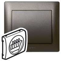 LEGRAND-771225 Galea Life sztereo hangszóróburkolat mélybronz