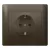 LEGRAND-771262 Galea Life 2P+F aljzat, rugós, mélybronz