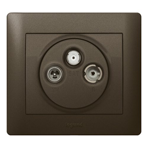 LEGRAND-771289 Galea Life TV-RD-SAT burkolat alumínium