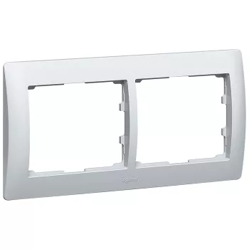 LEGRAND-771302 Galea Life keret 2-es vízszintes, alumínium
