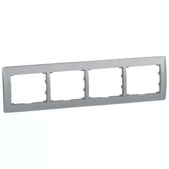 LEGRAND-771304 Galea Life keret 4-es vízszintes, alumínium