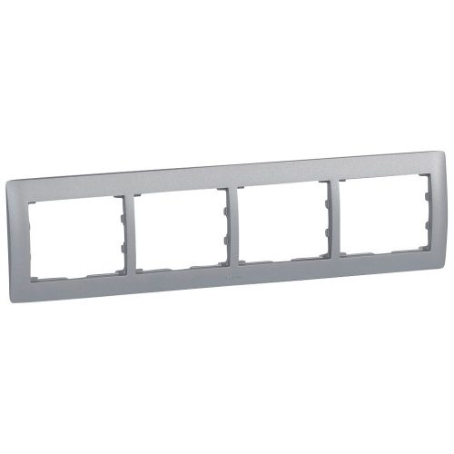 LEGRAND-771304 Galea Life keret 4-es vízszintes, alumínium