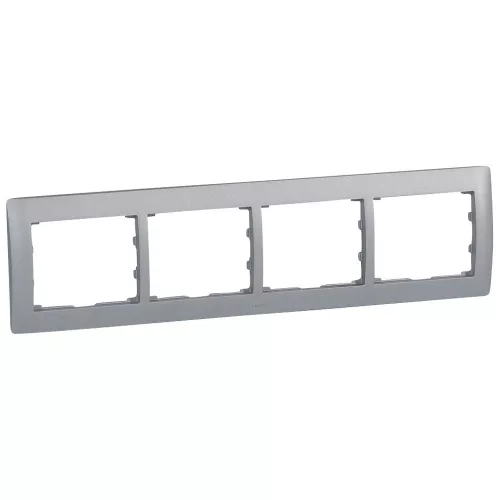 LEGRAND-771304 Galea Life keret 4-es vízszintes, alumínium