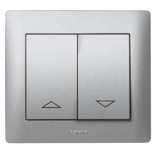 LEGRAND-771314 Galea Life redőnyvezérlő kettős billentyű, alumínium