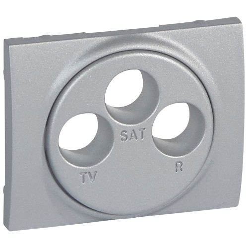 LEGRAND-771373 Galea Life TV-RD-SAT burkolat 2 km alumínium