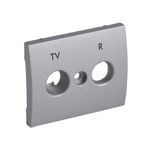 LEGRAND-771383 Galea Life TV-RD burkolat (30 mm) alumínium