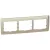 LEGRAND-771403 Galea Life keret 3-as vízszintes, titánium