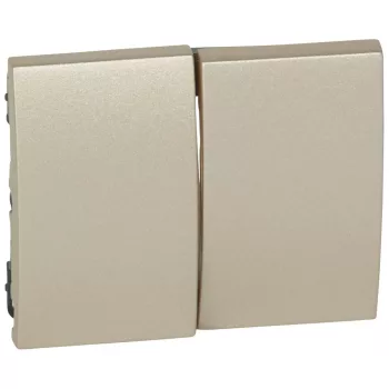 LEGRAND-771412 - Galea Life kettős billentyű titánium