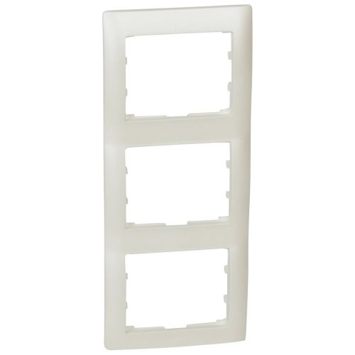 LEGRAND-771507 Galea Life keret 3-as függőleges, gyöngyház