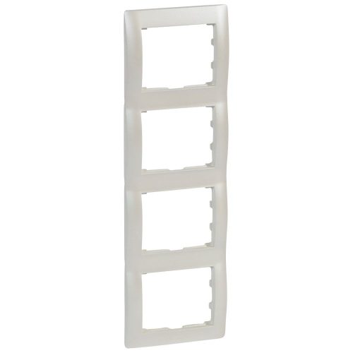 LEGRAND-771508 Galea Life keret 4-es függőleges, gyöngyház