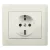 LEGRAND Galea Life 2P+F aljzat biztonsági zsaluval, rugós, gyöngyház