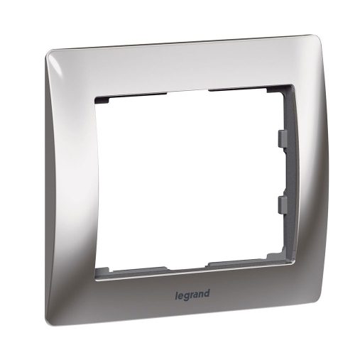 LEGRAND-771931 Galea Life keret egyes, króm
