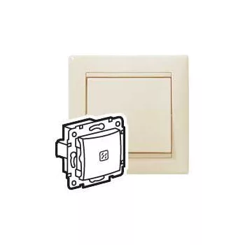   LEGRAND-774103 Valena váltókapcsoló jelzőfénnyel 16A, elefántcsont