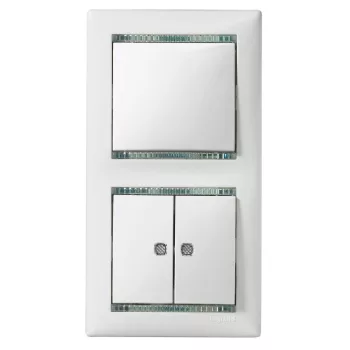   LEGRAND-774112 Valena kettős váltókapcsoló jelzőfénnyel, elefántcsont